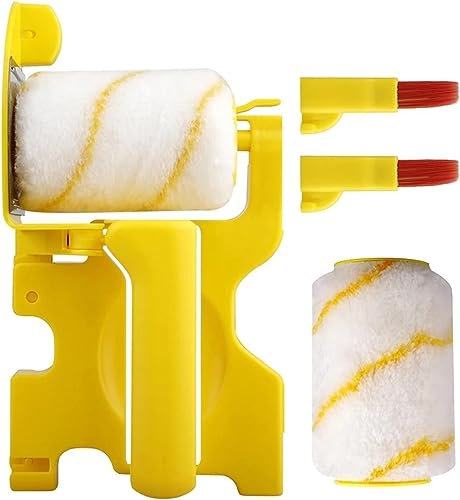 SFQEVHRZ Paint Rollers，Facade Roller， Roller Brush Wall Ceiling Door Painting Roller Brush Painting Edging Tools for Wall Ceiling Door