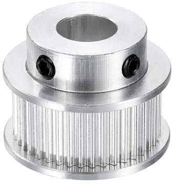sourcing map GT-2 40T Pulley Synchronous Wheel 10mm Bore, Aluminum Timing Pulley 40 Teeth, Fit Width 10mm Timing Belt for 3D Printer CNC Machine