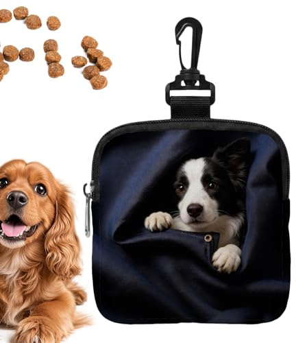 Hundgodispåse Bärbar Valpsnacksbehållare | Hundgodispåsar Och Träningsficka för promenader, camping, utomhusaktiviteter, resor och