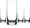 DIAMANTE Water Glasses Crystal Long Drink Hi Balls - 'Auris’ Collection Undecorated Crystal - Set of 4