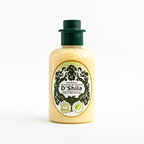 DSHILA CHAMPU LEVADURA DE CERVEZA 300ml – shampoing qui nettoie cuir chevelu et cheveux en douceur, contenance 300 ml, peut être utilisé plusieurs fois par semaine selon les besoins et devient un alli