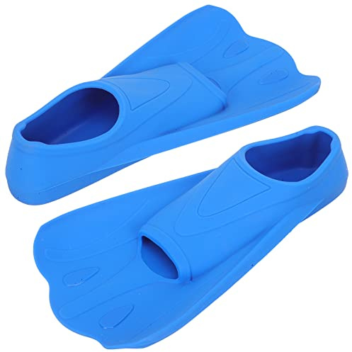 Kids Silicone Swimming Fins 1 Pair Xxs27-29 Blue Training