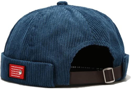 VIAUMBR Dockermütze Kappe Docker Cap MüTZE Hut Kopftuch Fischermütze Herren Damen (34 Dunkelblau)