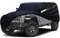 SjYsXm Autoabdeckung Kompatibel mit Jeep Wrangler 4-Door 2024-2007, Wasserdicht Auto Abdeckplane Autoplane Auto Wetterfeste Outdoor Abdeckung, Atmungsaktiv Vollgarage mit Reflektierenden Streifen