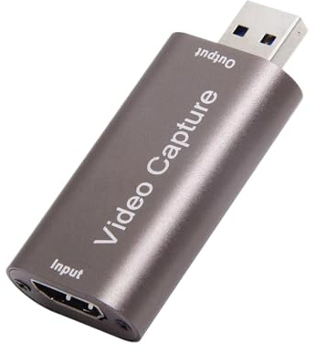 Audio Video Capture Card - Video Audio Grabber, 1080p HD 60 fps