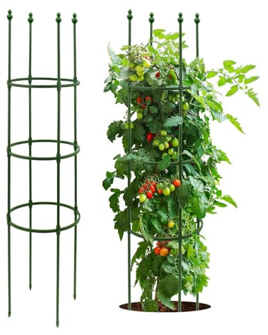 1 Stück Tomaten Rankhilfe, Rankhilfe Garten Mit Verstellbarer Höhe, Unbegrenztes Spleißen Pflanzen Rankhilfe, Gurken Rankhilfe, Blumenstütze