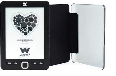 Woxter Scriba - Libro electrónico (Black, 195 + Funda)