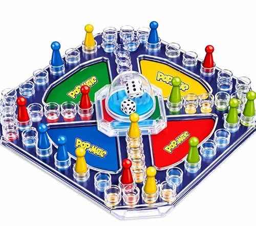 Best Gift Pop And Hop Board Game - Classic Board Games - Dice Games For Kids - Fun Board Games For Families - Games For 2 To 4 Players - Family Activities - Birthday Gift For Kids. Fast UK Delivery