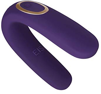 EIS 'Classic 2' Paar-Vibrator mit 10 Vibrationsprogrammen | Sex-Spielzeug für Paare | Klitoris-Stimulation für Sie und Penis-Stimulator für Ihn | Starke Vibrationen dank 2 Motoren | Farbe: lila