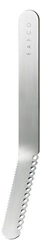 Yoshikawa EAtCO NULU Butter Spreader, Silver