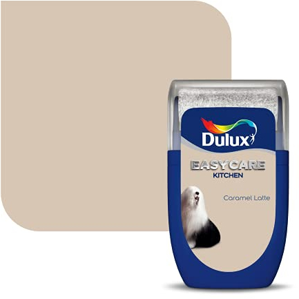Dulux Easycare Kitchen Tester Paint, Caramel Latte, 30 ml