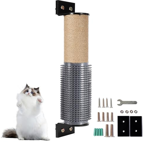 Arbre à chat - Montage mural - Colonne à gratter pour chat - Arbre à chat mural - Planche à gratter murale - Meuble à gratter (B)