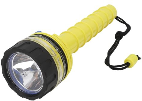 Tbest Tauchtaschenlampe, wasserdichte, rutschfeste, Ultrahelle LED-Unterwasser-Tauchlampe für Unterwassercamping