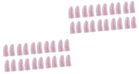 Healeved 2 Ensembles Doigtier De Jeu De Doigt Manchons De Doigt De Jeu Mobile Finger Guard Finger Sleeve Couverture De Doigt De Jeu Mobile Manchon De Pouce De Jeu Rose 13 Paires * 2