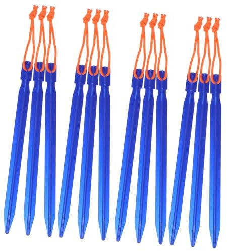 Gatuida 12pezzi Picchetti in Per Tende All Accessori Robusti Chiodi Per Fissaggio Baldacchini Per Escursioni e Attività All