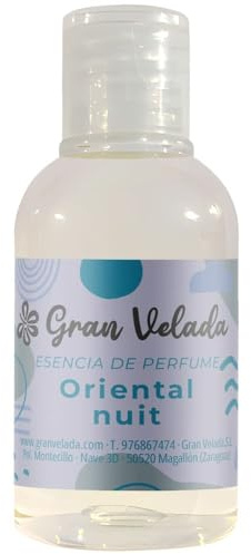 Esencia de Perfume Oriental Nuit Gran Velada | Aroma Intenso y Dulce a Violeta | Ideal para Perfumes Caseros y Ambientadores | Uso en Velas y Cosméticos | Format