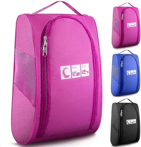Ailaka Shoe Bag for Travel, Golf Shoe Bag Pouch Portable Large Shoes Storage Bag, Zipper Shoe Bags for Gym Sport Bowling