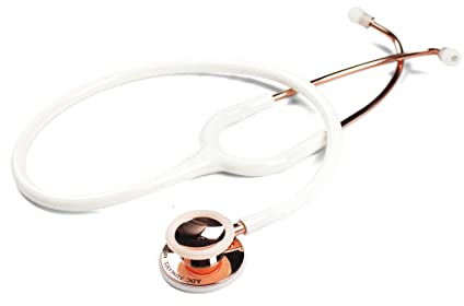 ADC Adscope 603 - Stéthoscope de cardiologie convertible - Or rose/blanc