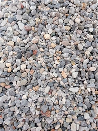 BERNARDELLI - Ciottoli Grigio Ghedi (4/8 mm) per arredo di esterni, vasi e fiorere - Sacco da 25 kg