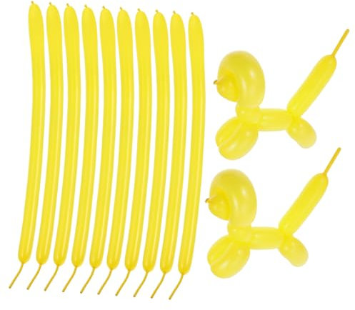 ibasenice 100St Ballondekoration Verdrehen von Modellierballons verdrehter Tierballon Ballons formen Partydekoration Hochzeitsdekoration Ballonmodellierung Party-Latexballons Emulsion