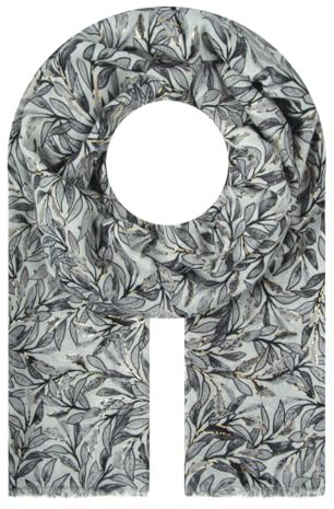 Majea Halstücher Damen Tuch Kopftuch Halstuch Schal Damen-Schal Tücher Damen Stola (880036) (schwarz 12)