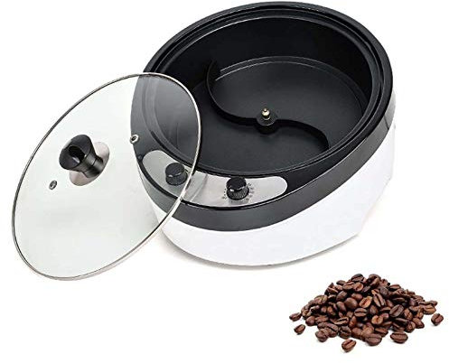 Commercial Coffee Bean Roaster Machine, 1800W Household Multifunctional Electric Coffee Roaster Baking Machine Suitable for Peanut/Nut/Bean Roast