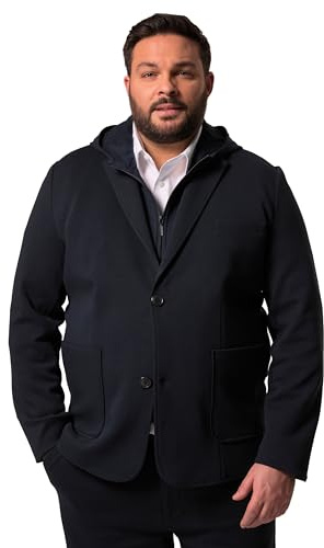 Men Plus Hommes Grandes Tailles L-8XL Veston en Jersey FLEXLASTIC®, Gamme Bilbao Bleu Marine 5XL 840205130-5XL