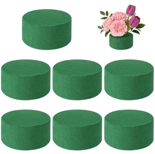 Saituo Home 7 Piezas Espuma Floral, Alta Absorción Espuma Artificial, 8x4CM