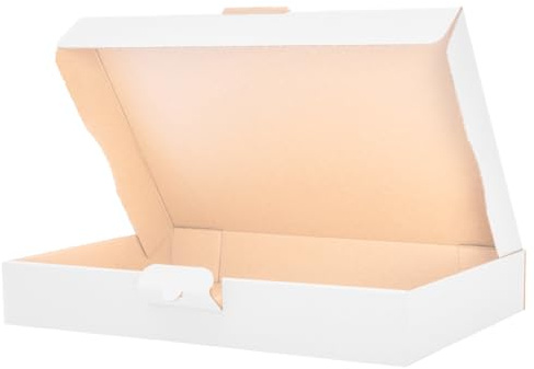 200 cajas de cartón maxi carta cajas de envío caja plegable cartón plegable maxi carta 320 x 225 x 50 mm, blanco, MB-4 | solución de envío estable, mailing, bolsa de mailing, material de embalaje