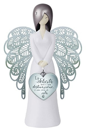 You are an angel, Figura de ángel con mensaje en italiano, Enesco