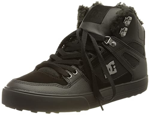 DC Shoes Pure High Top WC Winter - Zapatillas de Skate para Hombre, Negro, 45 EU