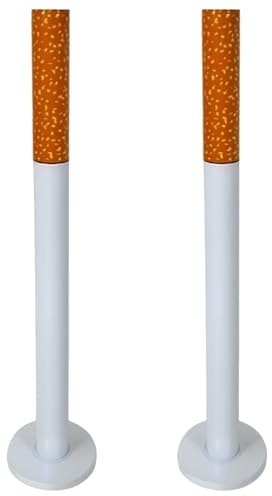 Unbekannt 2 cendriers sur pied - Hauteur : 72 cm.