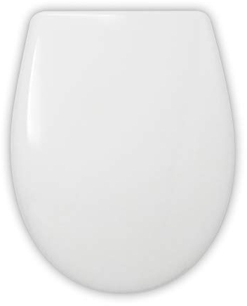 TAPA WC COMPATIBLE CON VICTORIA ROCA | FÁCIL INSTALACIÓN Y LIMPIEZA | BISAGRA ACERO INOX | MATERIALES DE CALIDAD | ASIENTO INODORO RESISTENTE AL RAYADO Y QUÍMICOS | BLANCO | 43 x 36 x 4,5 cm