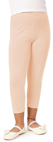 Merry Style Mädchen 3/4 Leggings aus Viskose MS10-131 (Nude, 116 cm)
