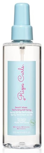 Rizos Curls Beach Waves Texturizing Salt Spray, Enhance Texture & Volume, Nourish and Enhance Definition with Blue Agave Extract, Red Algae & Prickly Pear Cactus, 6.8 oz