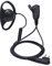 PROMAXPOWER 2 Pin Radio Earpiece Compatible with Motorola CP040 DP1400 GP300 GP88 GP68 CT150 Two way Radio, Walkie Talkie Earpiece, D-Shape Security Earpiece with PTT Mic for Bodyguard