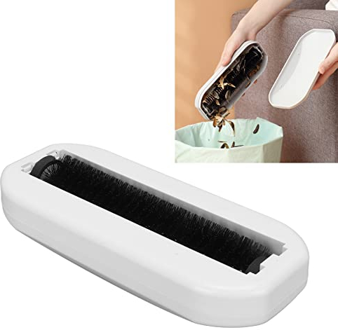 Rollende Krümelbürste, Wiederverwendbare Hand-Krümelkehrmaschine für Zuhause Weiches Haar Schmutzsammler Handrollende Krümelkehrmaschine für Tisch Bettlaken Kleidung Sofa