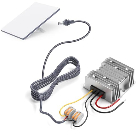 XLTTYWL® 12V to 48V Step-Up Power Supply for Starlink Mini/Mini X | Fits Starlink Mini, 12V to 48V Boost,144W, with 2m/6.6ft Waterproof Cable, Aluminum Shell, Ideal For RV, Boat & Off-Grid