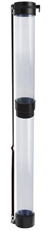 Tubo colector de pelotas de tenis ligero, herramienta de recogida portátil con correa para el hombro, diseño desmontable y compartimentos, perfecto para uso en canchas en interiores y exteriores y