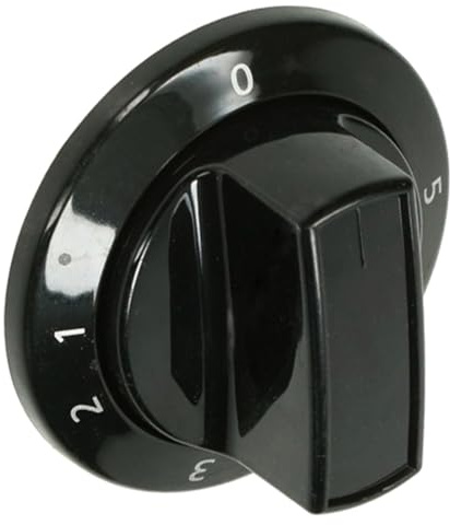 Reliapart Top Oven Control Knob Compatible for Beko BD531AK BD533AS BDC5422 Series COOK57TSS COOK58TCK Replacement 250315503 Cooker Selector Dial Spare Part