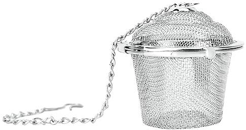 Passoire Boule de Thé Passoire Assaisonnement épices Acier Inoxydable avec Crochet Suspendu Filtre Cuisine pour Infuseur Thé Maille de Qualité Alimentaire(S)
