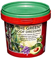 Kevin Bacon´s The Green Hoof Dressing | 500 ml | Pflanzlicher Hufbalsam für Pferde | Bei rissigem und brüchigem Horn geeignet | Nährende und kräftigende Wirkung | Olivenöl