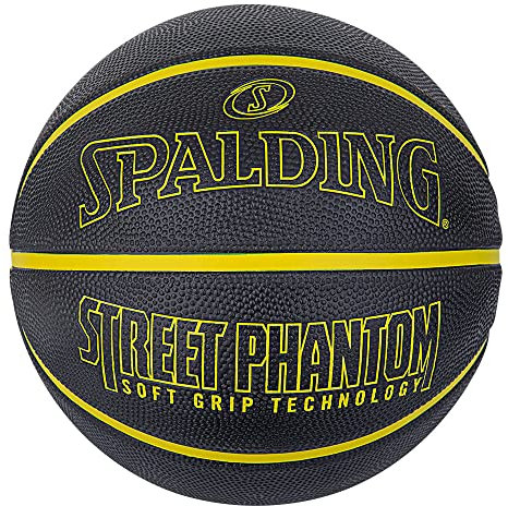 Spalding 84-671J Basketball Street Phantom Black x Yellow No. 5 Ball Basketball