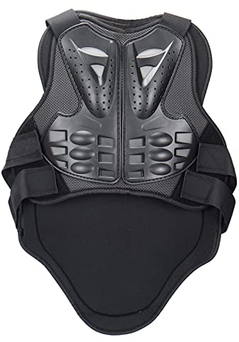 FLYAMAPIRIT Gepanzerte Motorradweste Schutzausrüstung mit Brust- und Rückenpanzerweste für Motorradfahren, Skifahren, Reiten, Skateboarden usw.