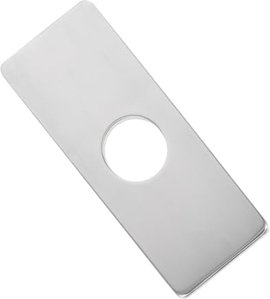 HOMSFOU Tapa De Orificio Para Cocina Placa De Grifo Decorativa Acero Inoxidable Accesorio De Grifo