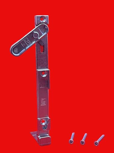 Siegenia Kantenriegel Kantriegel VSU 276426 Fensterverriegelung A1360 1360 für Fenster oder Balkontüren inkl.Befestigungsmaterial (unten VSU 1360)