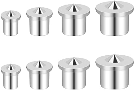 8 Piezas Punto de Centro de Espiga Herramienta de Alineación de la Espiga, Clavija de Espigas Centros de Clavijas de Madera Pasador De Centrado, Marcadores de Madera para Espigar 6/8/10/12 mm