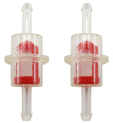 MCHNIC 2x Benzinfilter 10315 Durchmesser 6 mm Anschluss für Simson S50, S51, SR50, KR51 Schwalbe, SR4 u.a.