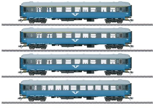 Märklin 43787 H0 4er-Set Personenwagen B1 der SJ