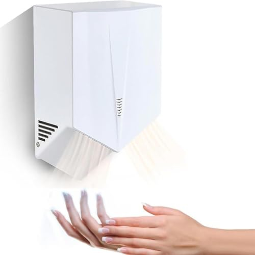 Asciugamani Elettrico Intelligente, Asciugamani Elettrici Da Parete Commerciali, Sensore Automatico Dispositivo Di Asciugatura Delle Mani A Basso Consumo Energetico Asciugatura Rapida In 10 Secondi Sa